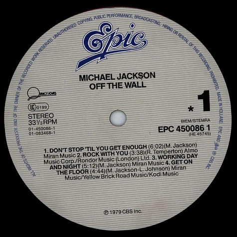 Michael Jackson - Off The Wall