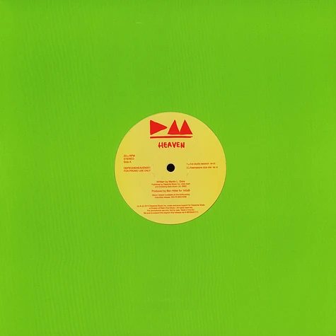 Depeche Mode - Heaven Remixes Colored Vinyl Edition