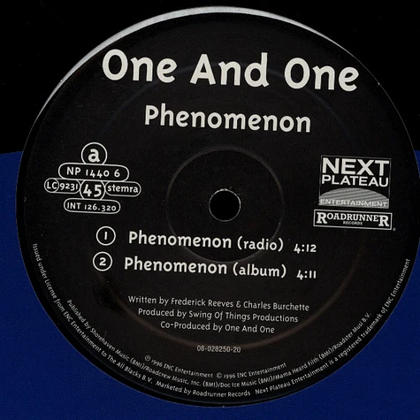 One And One - Phenomenon