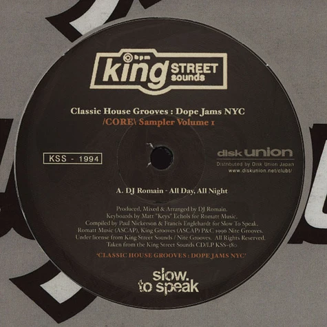 V.A. - Classic House Grooves Core Sampler Volume 1