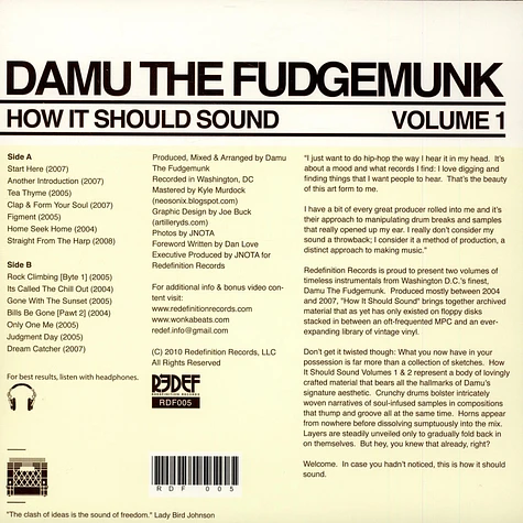 Damu The Fudgemunk - How It Should Sound Volume 1