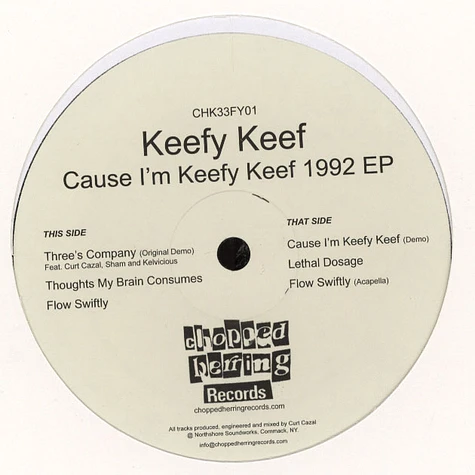 Keefy Keef - Cause I'm Keefy Keef '92 EP