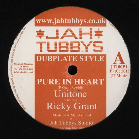 Ricky Grant / Unitone / Jacin - Pure In The Heart / Version / Homeward Step