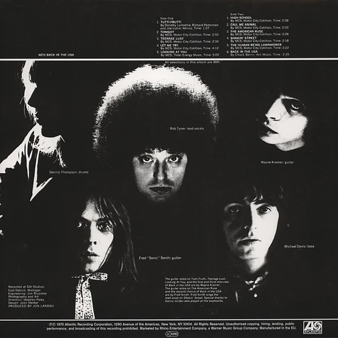 MC5 - Back In The Usa