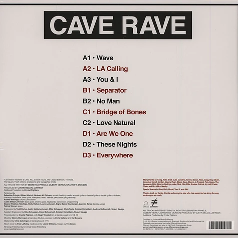 Crystal Fighters - Cave Rave Red Vinyl
