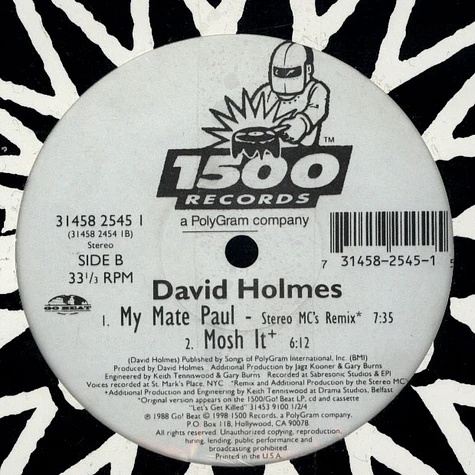 David Holmes - My Mate Paul