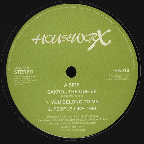 Sakro - The One EP