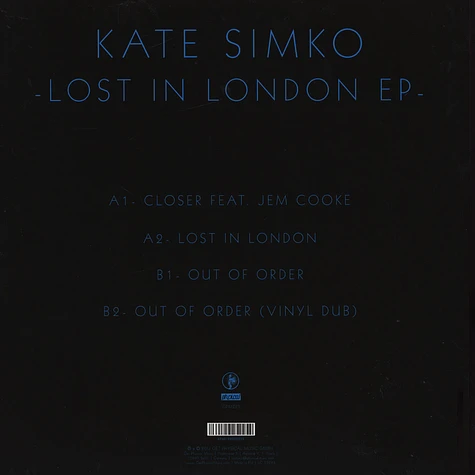 Kate Simko - Lost In London EP