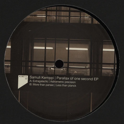 Samuli Kemppi - Parallax Of One Second EP