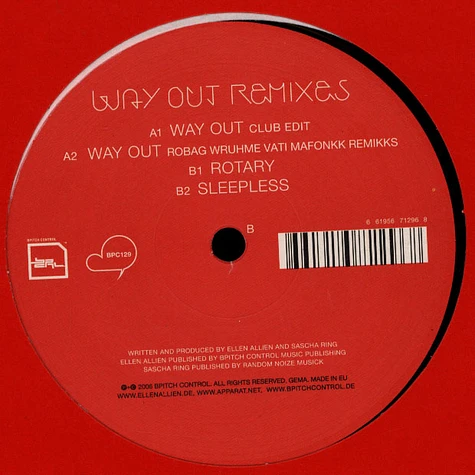 Ellen Allien & Apparat - Way Out Remixes