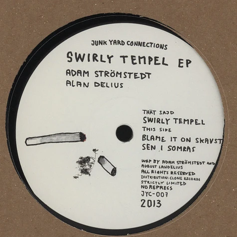 Adam Stromstedt & Alan Delius - Swirly Tempel EP