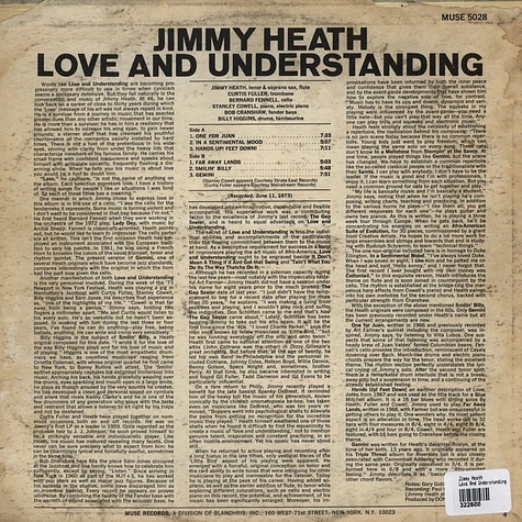 Jimmy Heath - Love And Understanding