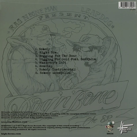 Rag N Bone Man & Leafdog - Dog N Bone EP Green Vinyl Edition