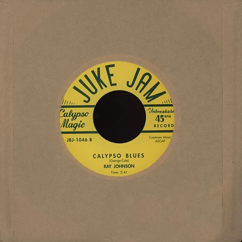 Zilla Mays / Ray Johnson - Calypso Blues