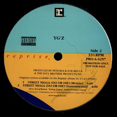 YG'z - Street Nigga (Do Or Die)