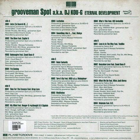 grooveman Spot a.k.a. DJ Kou-G - Eternal Development