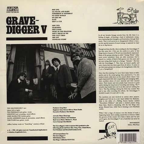 Gravedigger V - All Black & Hairy