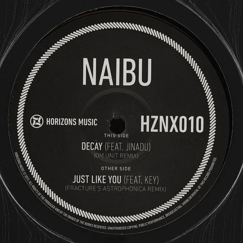 Naibu / Fracture - Decay OM Unit Remix / Just Like You Astrophonica Remix