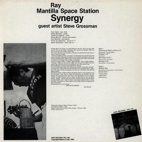 Ray Mantilla Space Station - Synergy