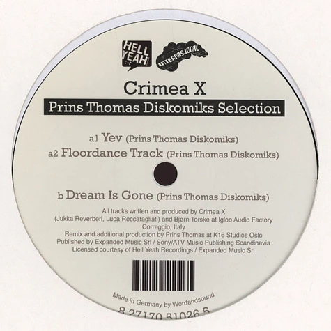 Crimea X - Prins Thomas Selection