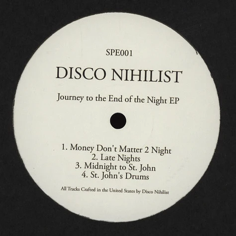 Disco Nihilist - Journey To The End Of The Night EP