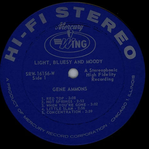 Gene Ammons - Light, Bluesy, And Moody