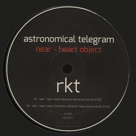 Astronomical Telegram - Near - Heart Object