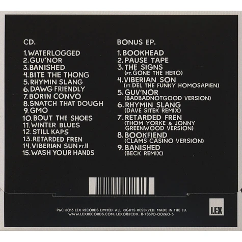 JJ DOOM (Jneiro Jarel & MF DOOM) - Key To The Kuffs Butter Deluxe Version