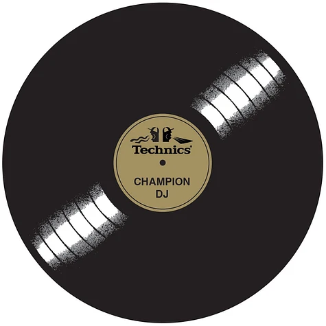 DMC & Technics - Gold Champion Vinyl Slipmat