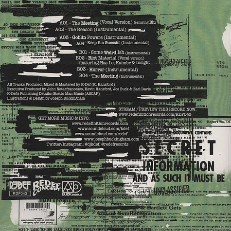 K-Def - The Meeting White Vinyl Edition