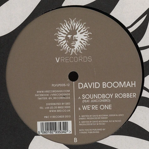David Boomah - Soundboy Robber feat. Juxci Dnero