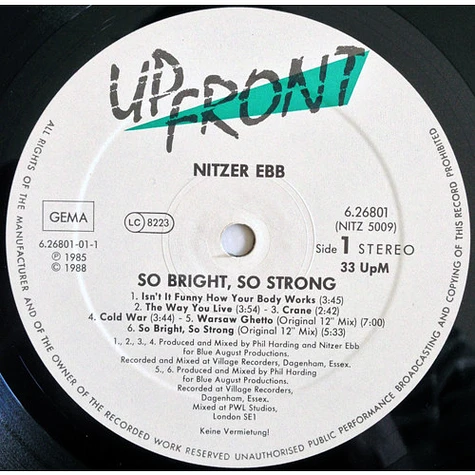 Nitzer Ebb - So Bright, So Strong