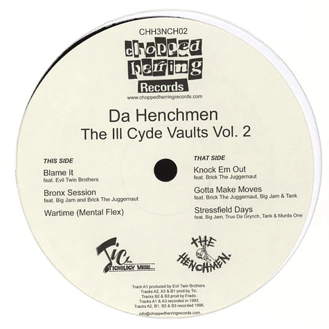 Henchmen, Da - The Ill Cyde Vaults 1993 - 1995 EP Volume 2