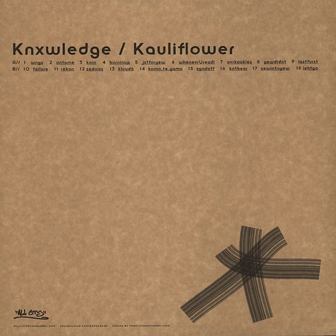 Knxwledge - Kauliflower