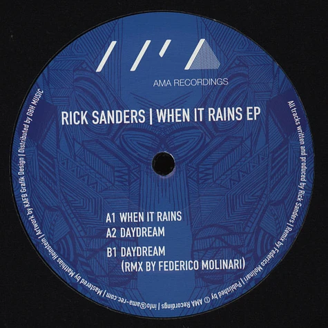 Rick Sanders - When It Rains EP