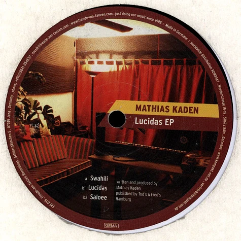 Mathias Kaden - Lucidas EP