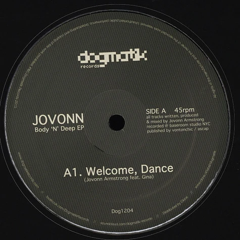 Jovonn - Body'N'Deep EP