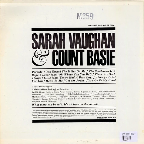 Count Basie / Sarah Vaughan - Count Basie / Sarah Vaughan
