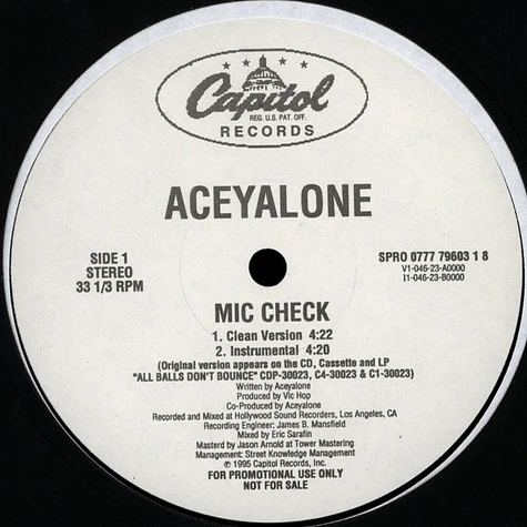 Aceyalone - Mic Check