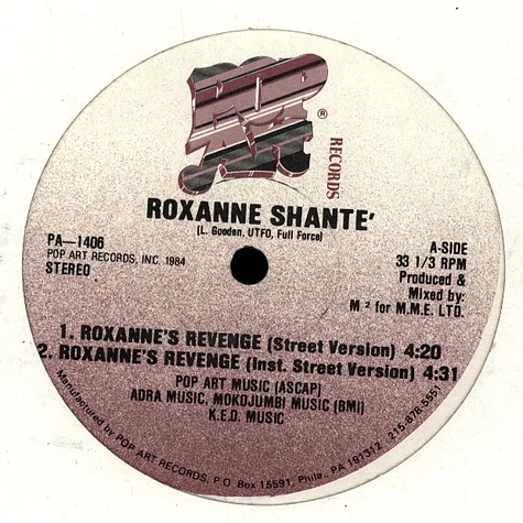 Roxanne Shanté - Roxanne's Revenge