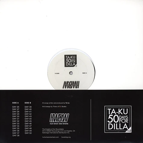 Ta-ku - 50 Days For Dilla Volume 2
