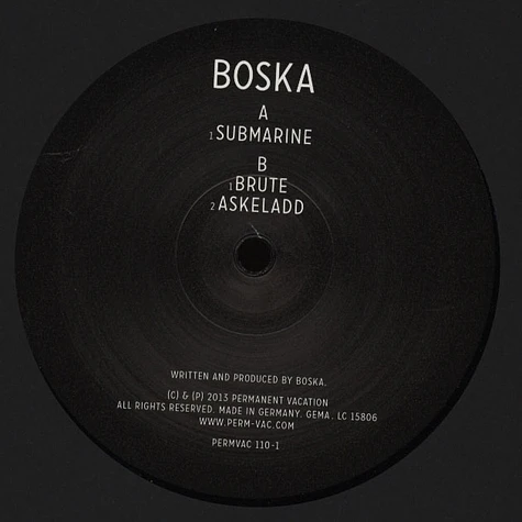 Boska - Submarine Ep