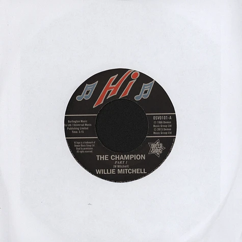 Willie Mitchell / Bill Black's Combo - The Champion / Little Queenie