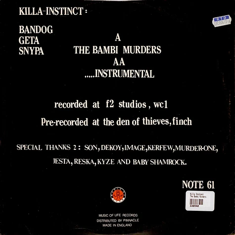 Killa Instinct - The Bambi Murders