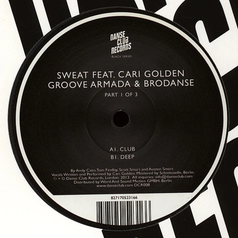 Groove Armada / Brodanse / Cari Golden - Sweat EP