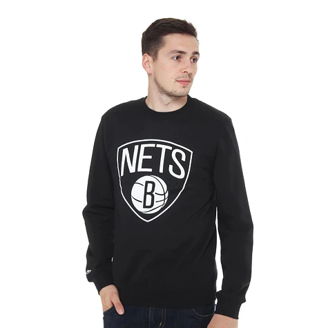 Mitchell & Ness - Brooklyn Nets NBA Team Logo Crew Sweater
