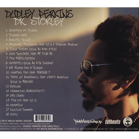Dudley Perkins - Dr. Stokley