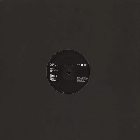 Sam Paganini - Black Leather EP Pt. 2