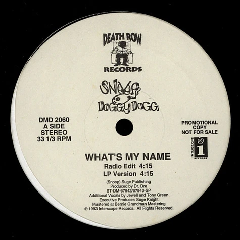 Snoop Dogg - What's My Name?