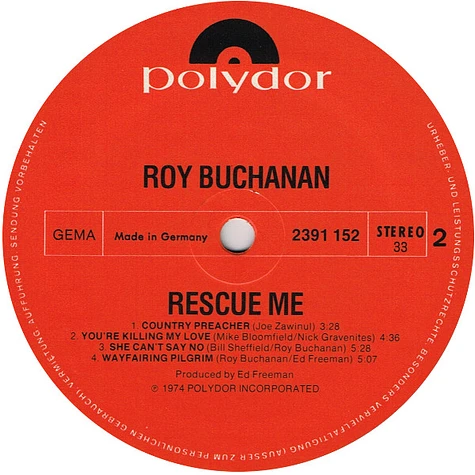 Roy Buchanan - Rescue Me